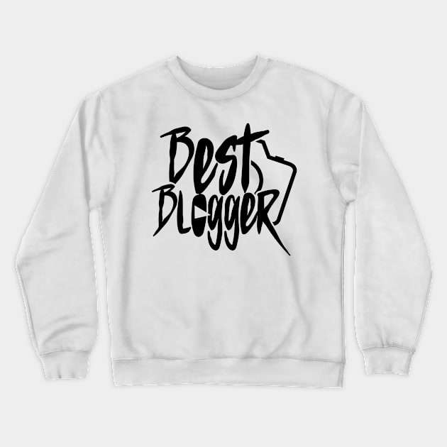 Vlogger Blogging Blogger Blog Vlog Crewneck Sweatshirt by dr3shirts